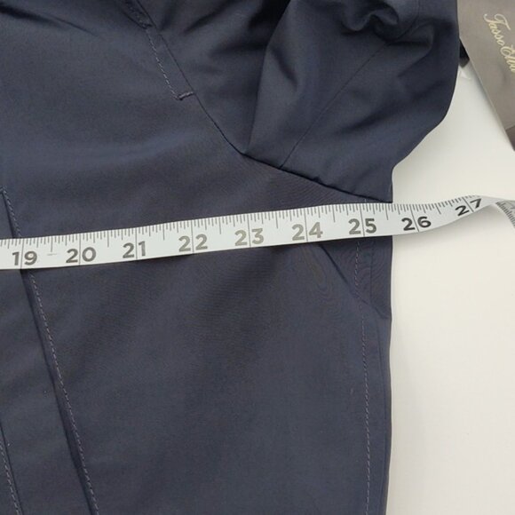 NWT Tasso Elba Raincoat Navy Blue Midlength Versatile All Seasons XL - Picture 10 of 13